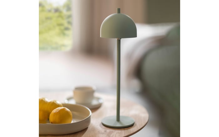 AKKU-Tischleuchte Bellis, graugrün-07