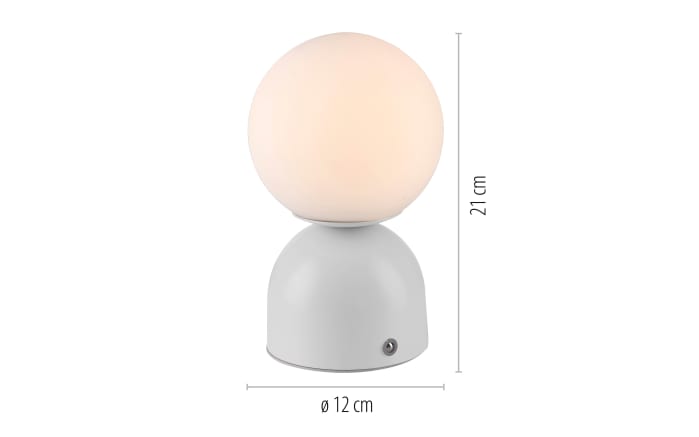 LED-Akkutischleuchte Rudi Schöner Wohnen, weiß, inkl. CCT Funktion-02