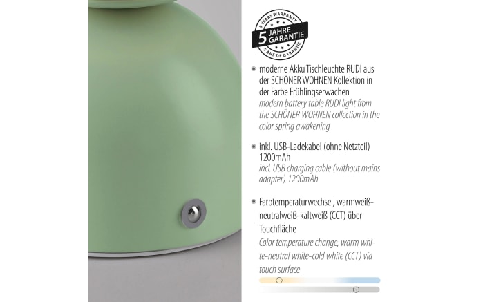 LED-Akkutischleuchte Rudi Schöner Wohnen, mintfarbig, inkl. CCT Funktion-03