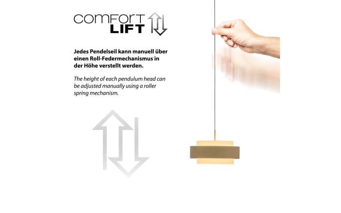 LED-Pendelleuchte Elmo, sandfarbig-04