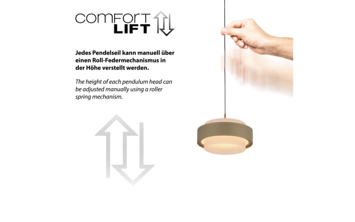 LED-Pendelleuchte Elmo, sandfarbig-04