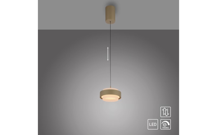 LED-Pendelleuchte Elmo, sandfarbig-07