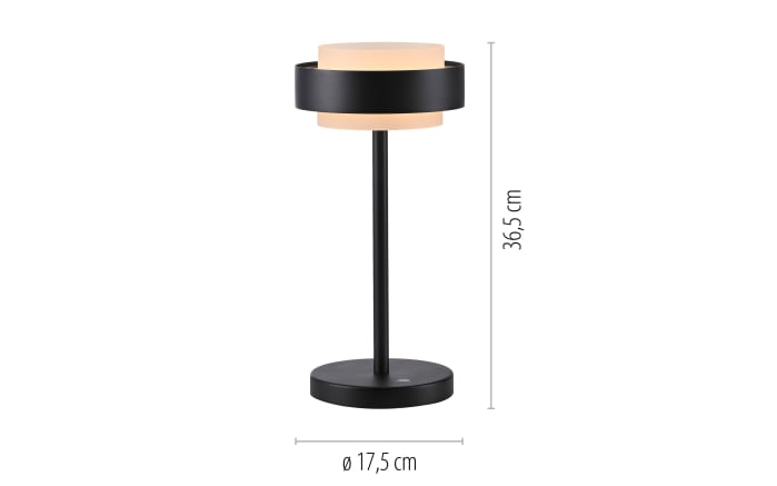 LED-Tischleuchte Elmo, schwarz-02