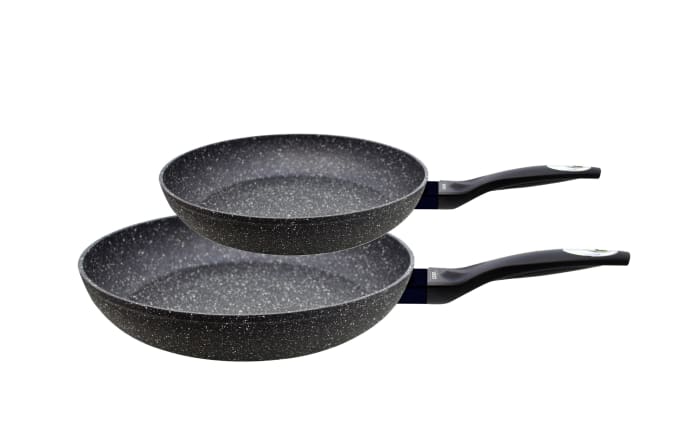 Pfannenset Granit Passion, Aluguss schwarz, 2-teilig-01