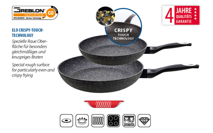 Pfannenset Granit Passion, Aluguss schwarz, 2-teilig-02