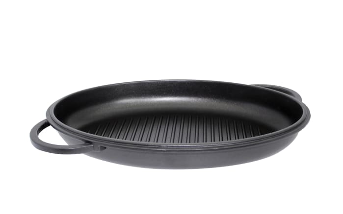Bräter Alucast, 3tlg, oval, 38cm-06