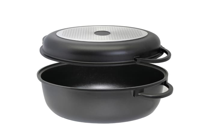 Bräter Alucast, 3tlg, oval, 38cm-10