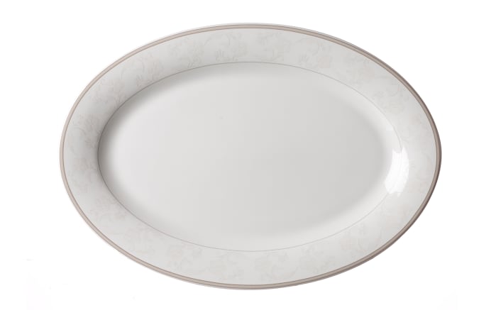 Servierplatte Isabella, weiß, oval, 32 cm