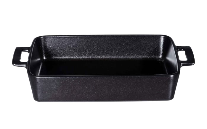 Auflaufform Avar, Keramik, schwarz, 42 cm-01