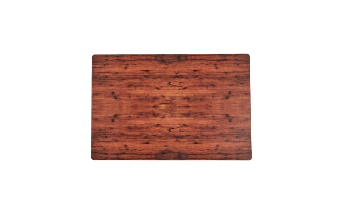 Platzmatte Teak, Kunststoff, braun-01