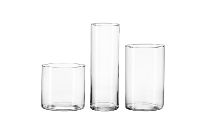 Vase Leonie, klar, 3-teilig-01