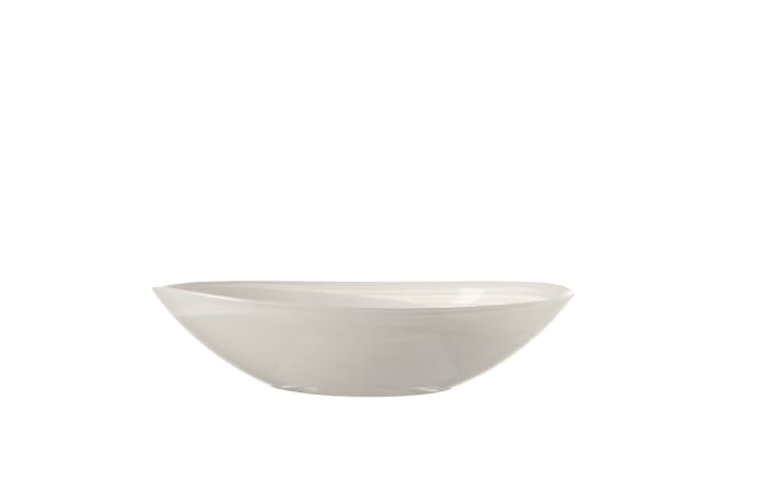 Schale oval Alabastro, weiß, 22 cm-01