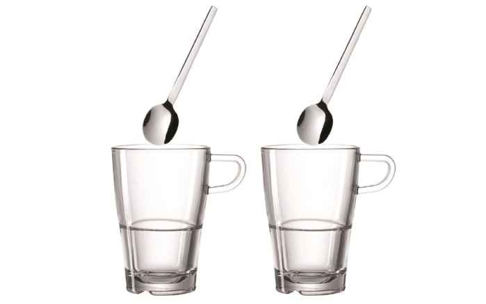 Latte-Macchiato-Set Senso, 4-teilig