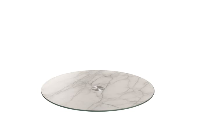 Servierplatte, Glas, marmorfarbig, 33 cm-01