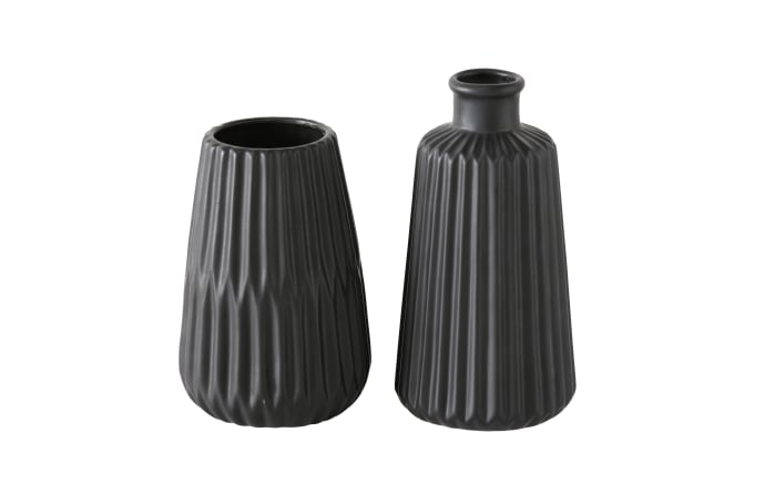 Vase Esko, schwarz, 17 cm-01