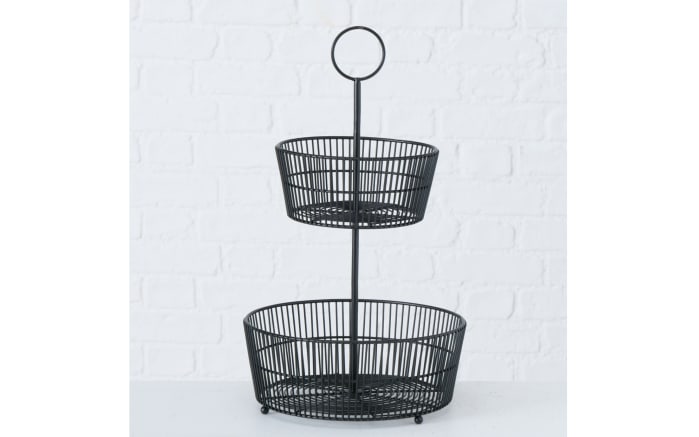 Etagere Gea in matt schwarz, 46 cm-02