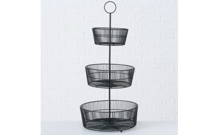 Etagere Gea in matt schwarz, 66 cm-02