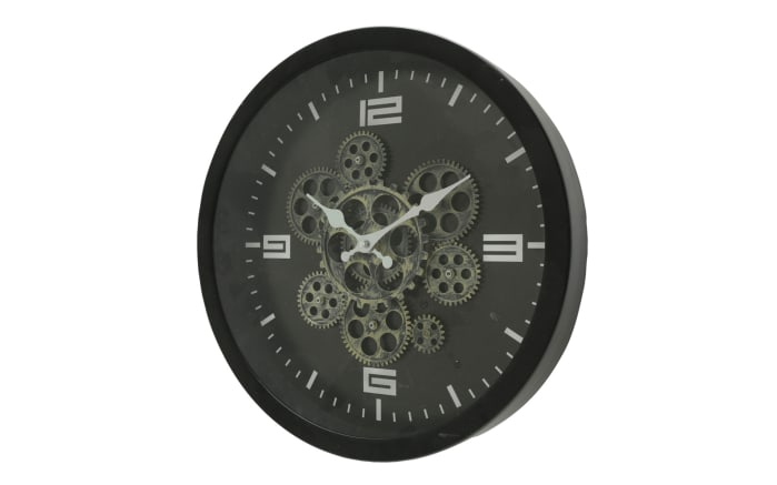 Wanduhr Big Time in schwarz, 38 cm-01