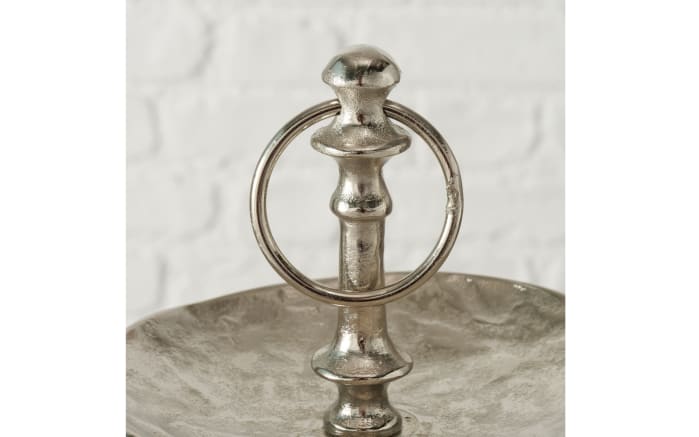 Etagere Saviour, Aluminium, silber, 35 cm-02