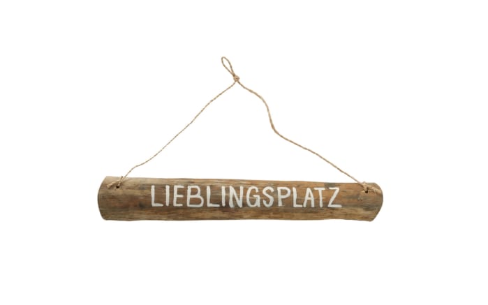 Schild Lieblingsplatz, Treibholz, 43 cm lang-01