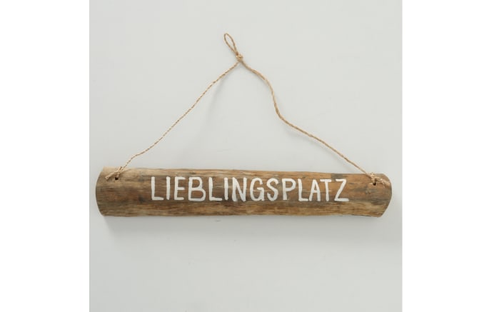 Schild Lieblingsplatz, Treibholz, 43 cm lang-02