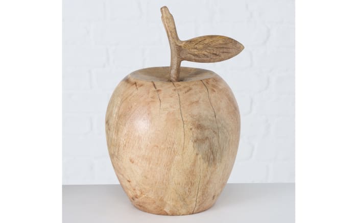 Apfel Wumel, Mangoholz naturfarbig, 22 cm-03