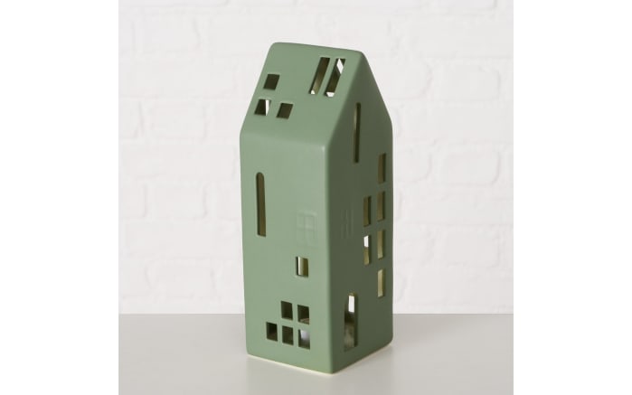 Dekoaufsteller Haus Hyyga, grün, 21 cm-02