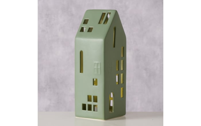 Dekoaufsteller Haus Hyyga, grün, 21 cm-04