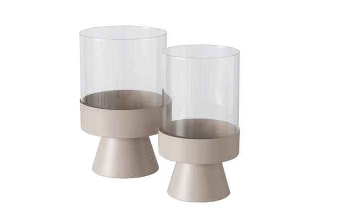 Windlichtset Pallas, beige, 2-teilig-01