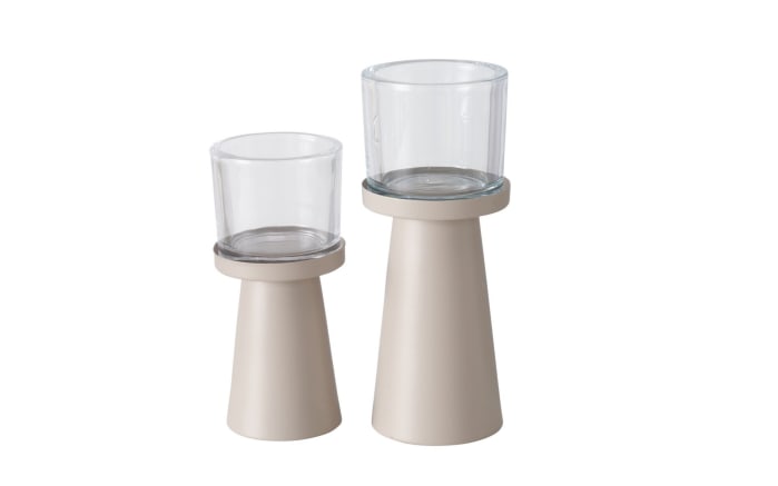 Windlichtset Pius, beige, 2-teilig-01