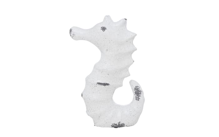 Seepferdchenfigur Fina, weiß/grau