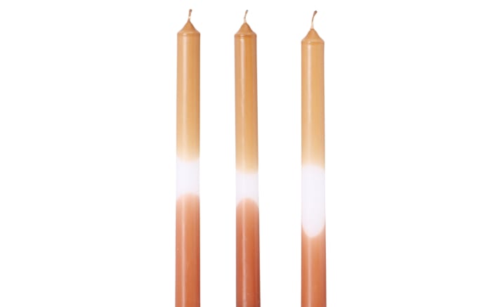 Stabkerzen-3er Set Duo, rot/weiß, 25,5 cm-02