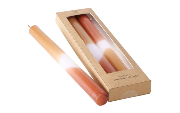 Stabkerzen-3er Set Duo, rot/weiß, 25,5 cm-03