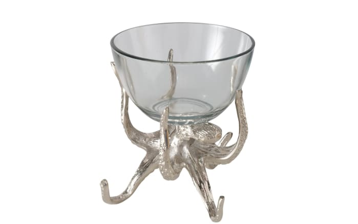 Schale Octo, Glas/Metall, 15 cm-01