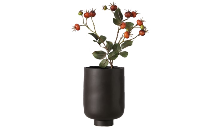 Übertopf Solana, schwarz, 20 cm-02