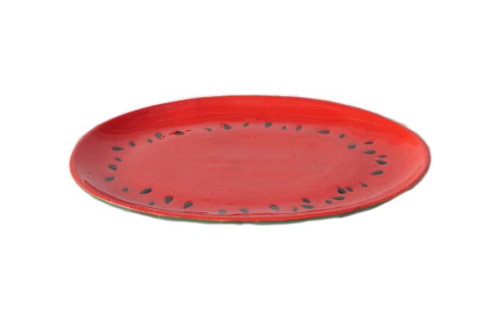 Servierplatte Melone, rot/grün-05