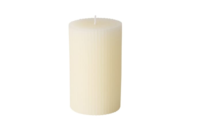 Stumpenkerze Classic, cremeweiß, 10 cm
