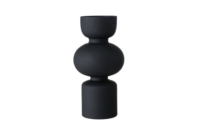 Vase Nelika, glas schwarz, 29 cm-01