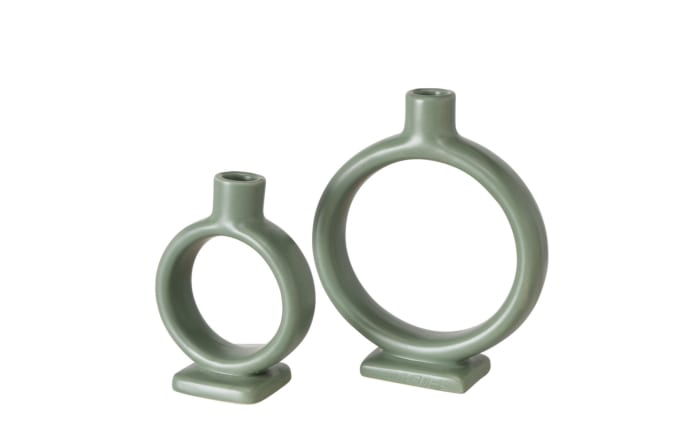Kerzenleuchter-Set Valongo, grün, 2-teilig-01