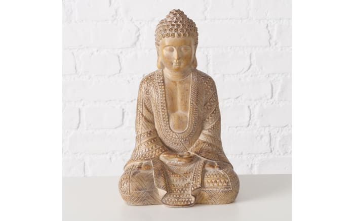 Buddhafigur Legolas, braun, 30 cm -02