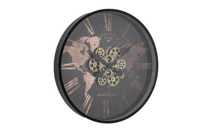 Wanduhr Rodas, schwarz, 57 cm-01