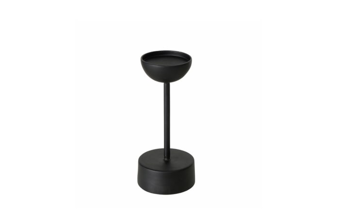 Kerzenleuchter Vimo, schwarz, 20 cm
