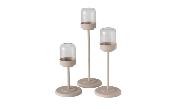 Windlichtset Senza, beige, 3-teilig-01