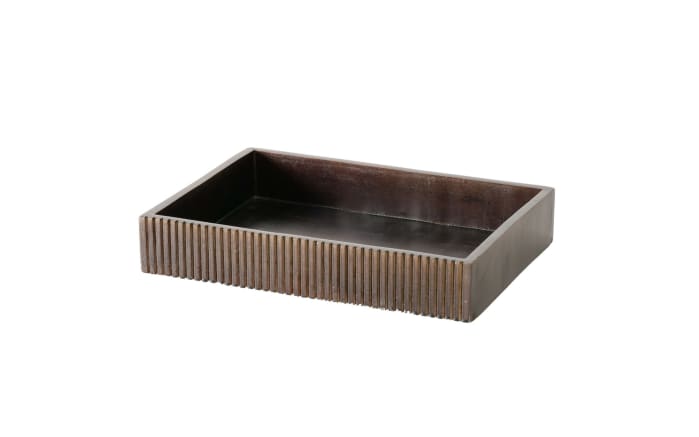 Tablett Ruvy, dunkelbraun, 25 cm-01