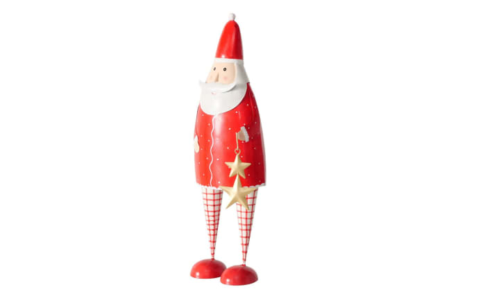 Dekofigur Weihnachtsmann, rot/weiß, 45 cm