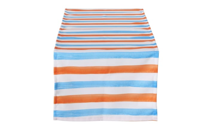 Tischläufer Azzurro, blau/orange-01
