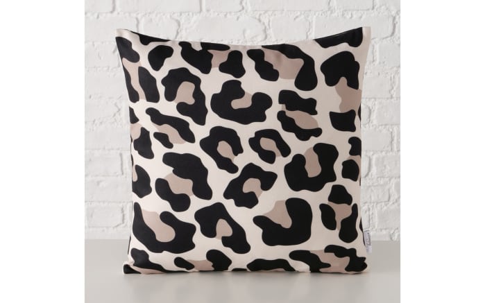 Kissen Leony, braun/schwarz, 45 x 45 cm-02