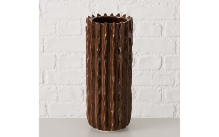 Vase Plisseo, braun-02