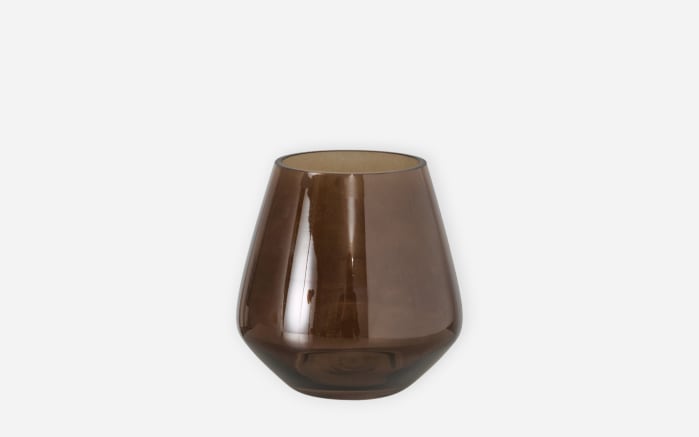 Windlicht Marolo, braun, 15 cm