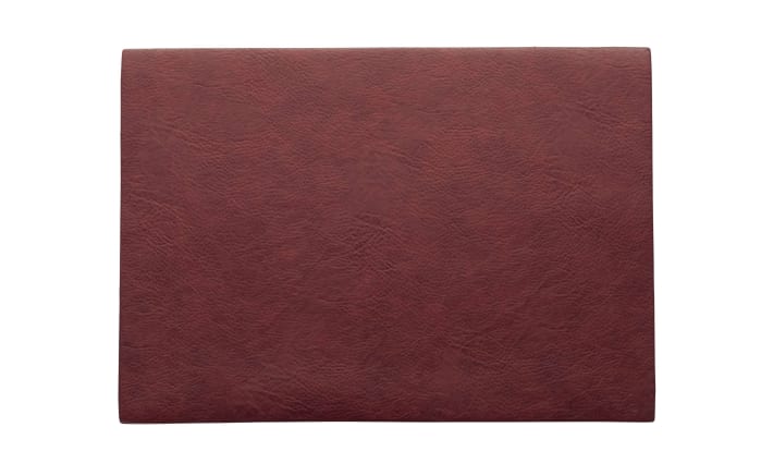 Tischset vegan Leder, rosewood, 46x33cm